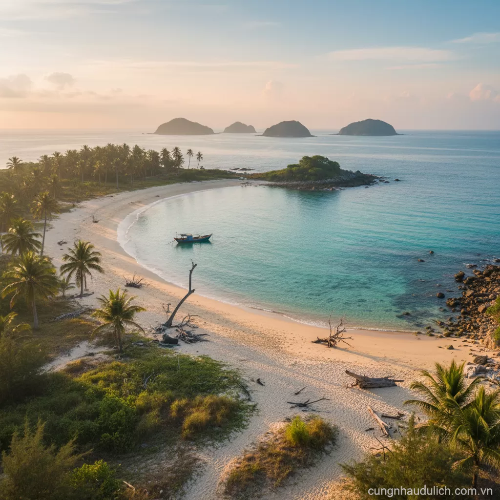 Bãi Ngự Trân hoang sơ